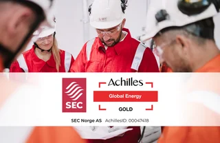 SEC Norge AS validated by Achilles Global Energy Gold – a trusted staffing partner for Norwegian shipyards and EPC companies