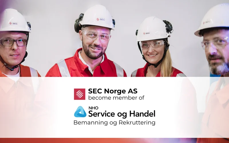 SEC Norge AS joins NHO Service og Handel – Bemanning og Rekruttering (SEC Grupa Norway).png