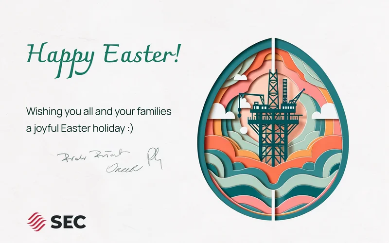 Wishes of joyful and happy Easter holidays from SEC Grupa to all of you.png